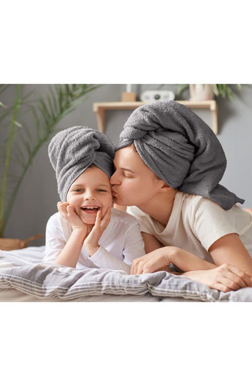 Utica Essentials 6-piece Cotton Bath Towel Set In Monument Grey