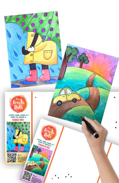 Guide Dots Add-On Art Rolls for Guide Dot's Art Kits in L1 Sunny Road/rainy Day  product