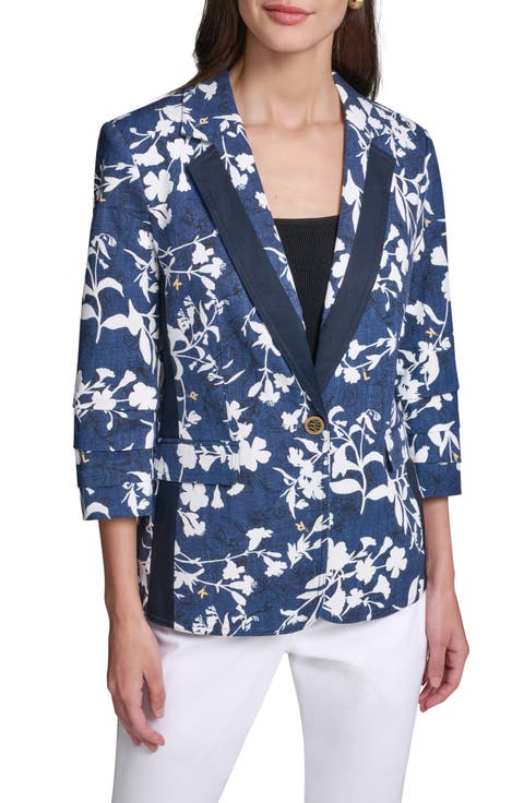 Floral Print Blazer