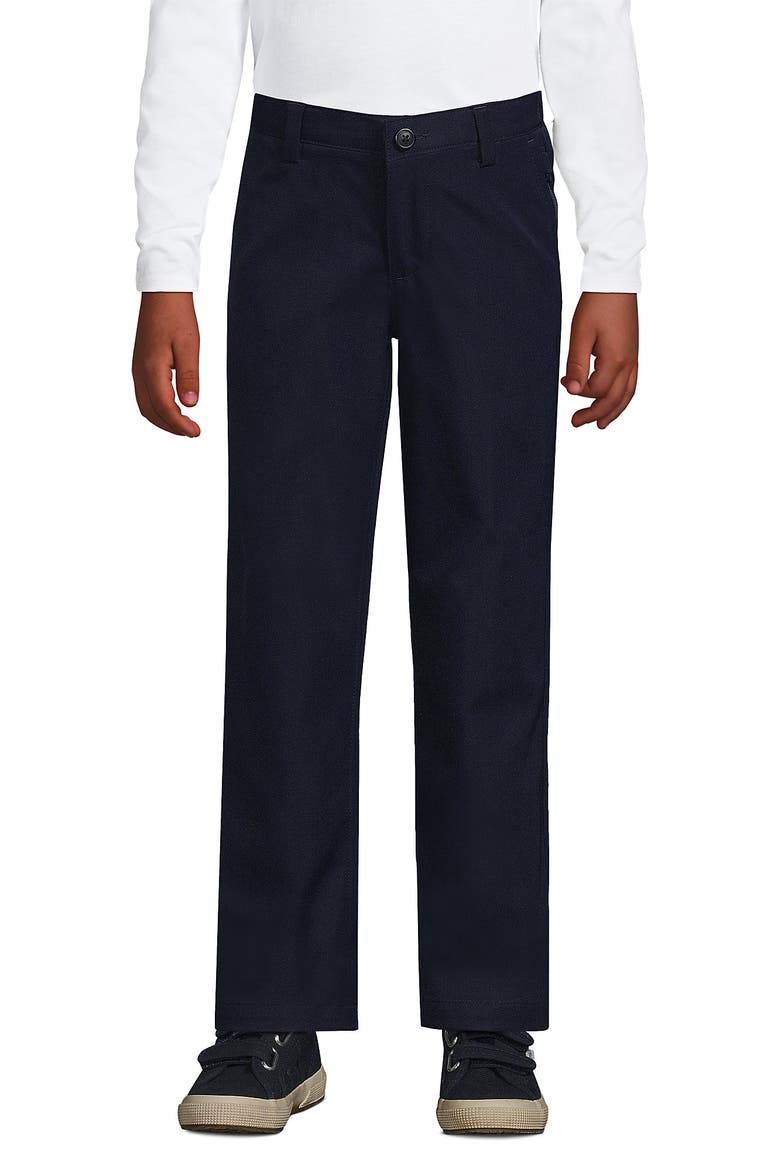 School Uniform Girls Active Performance Chino Pants, Main, color, Classic Navy