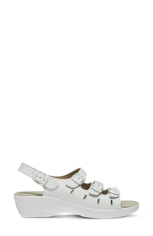 Flexus By Spring Step Willa Multistrap Slingback Sandal In White