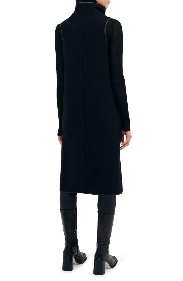 Marcella Kendra Virgin Wool Vest, Alternate, color, Black