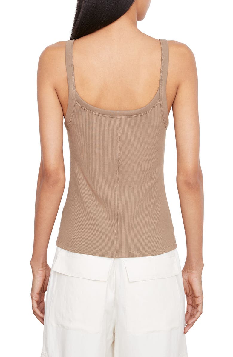 Vince Rib Scoop Neck Tank Top, Alternate, color, Shale
