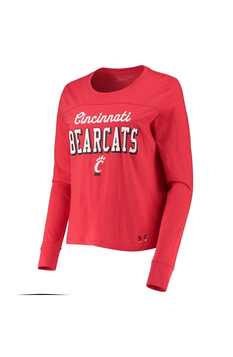 Under Armour Women's Under Armour Red Cincinnati Bearcats Cincy Long Sleeve T-Shirt, Alternate, color, Red