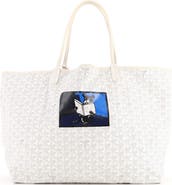 Pre-Owned Goyard Saint Louis Tote Printed Coated Canvas GM