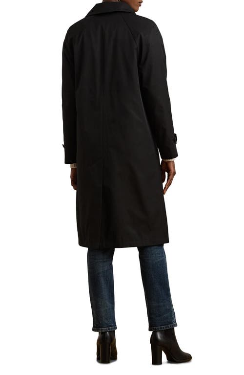 Ralph Lauren Lauren Cotton Blend Coat In Black
