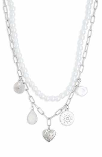 BP. Layered Chain Link Charm Necklace