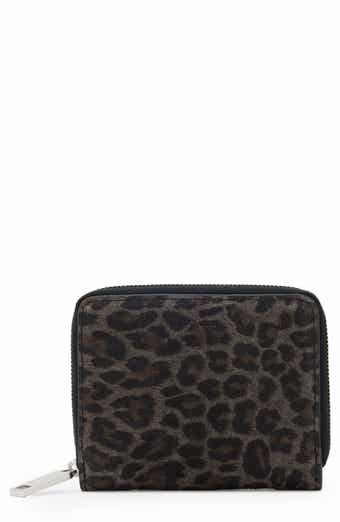 Lena Hex Leather Zip Wallet