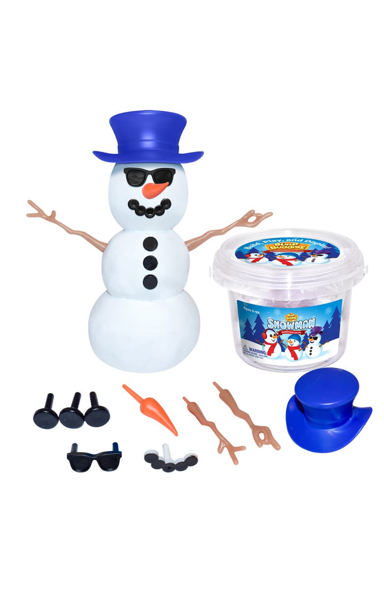 Build Buddiez Snowman Craft Kit 3 Pack, 5+, Alternate, color, Multicolored