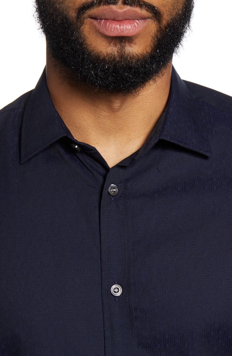 Tiger of Sweden Trim Fit Dress Shirt, Alternate, color, 