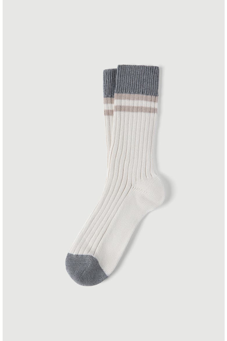 Cotton socks with stripes, Main, color, Panama