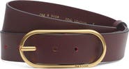 rag & bone Rounded Rebound Leather Belt