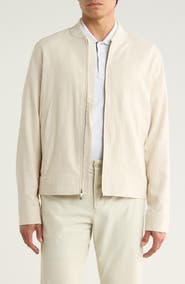 Nordstrom Linen Blend Bomber