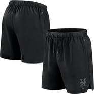 FANATICS Men's Fanatics Black New York Mets Front Office Woven Shorts