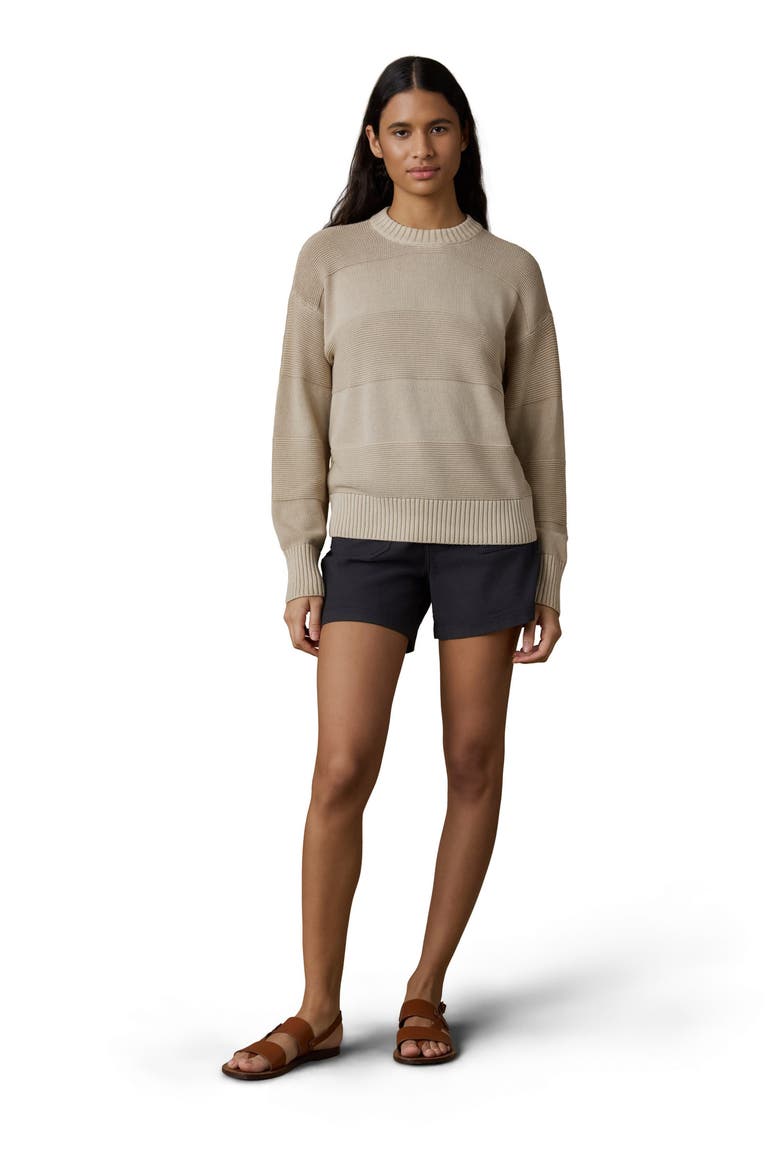 Sun Washed Cotton Sweater, Alternate, color, OATMEAL