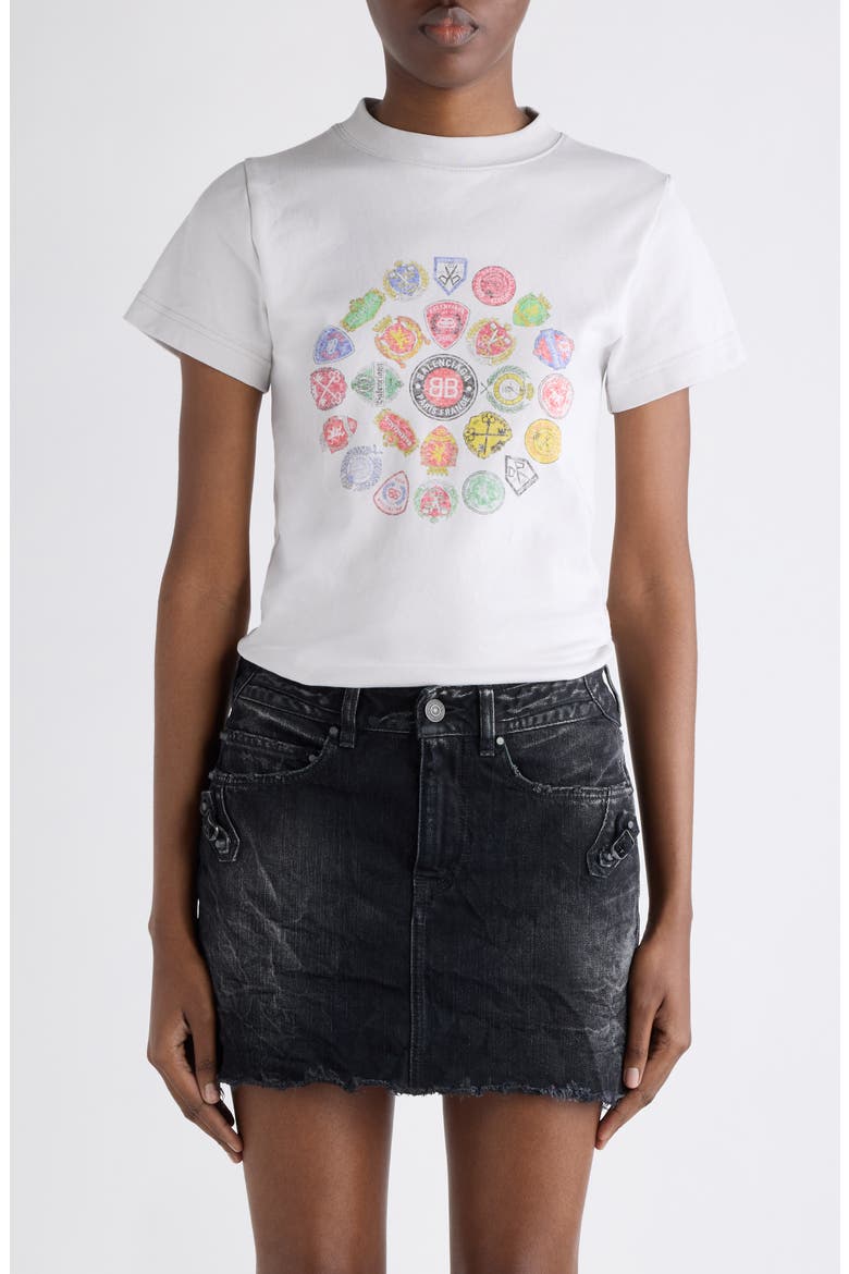 Fitted Graphic T-Shirt, Main, color, 9012 DIRTY WHITE
