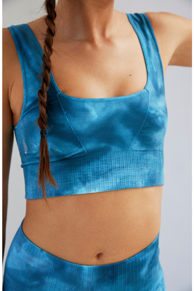 Good Karma Sports Bra, Main, color, BLUE PEACOCK
