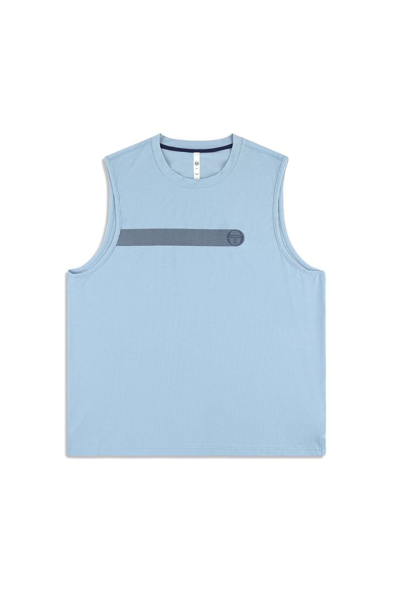 Elio Performance Tank, Alternate, color, FADED DENIM