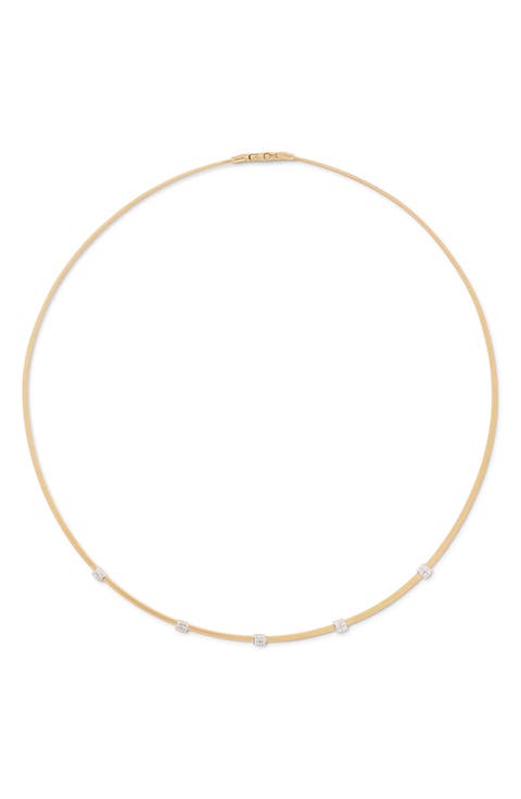 Masai Diamond Station Necklace