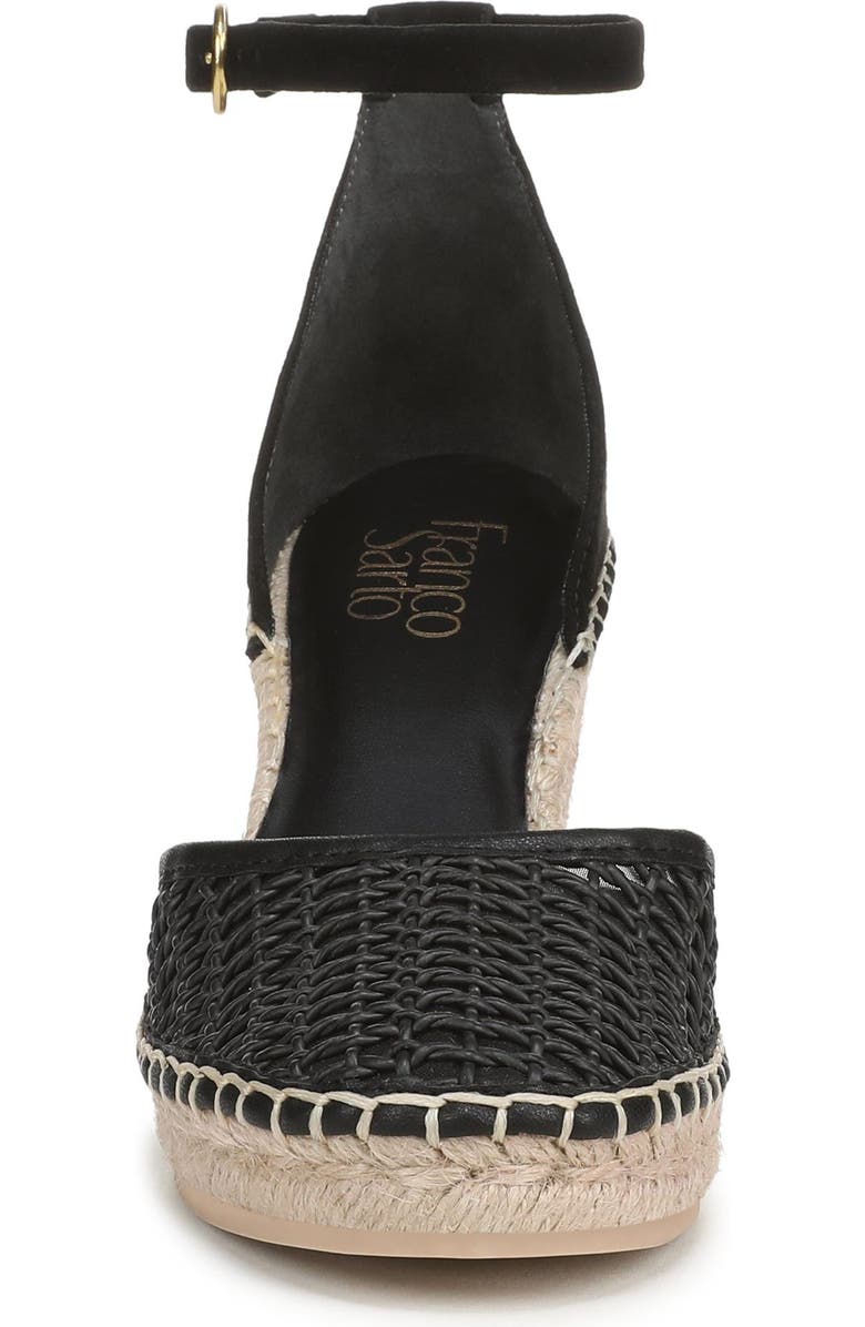 Franco Sarto Idalia Espadrille Wedge, Alternate, color, Black