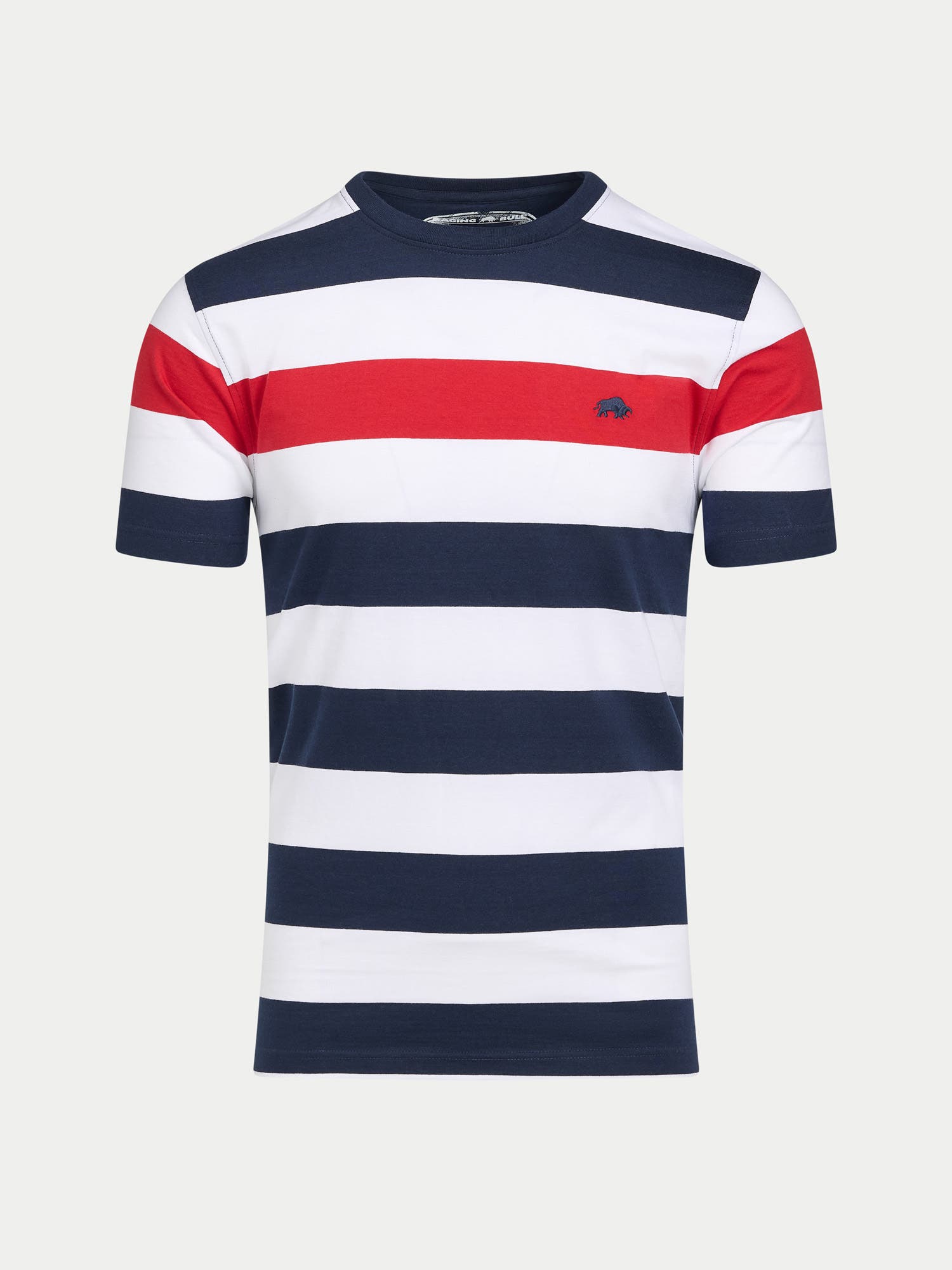 Contrast Chest Stripe T-Shirt - image 2