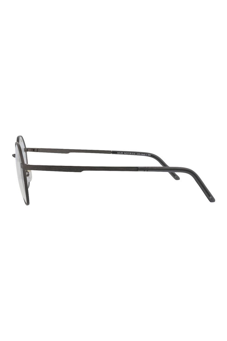 50mm Round Optical Glasses, Alternate, color, GUNMETAL TRANSPARENT