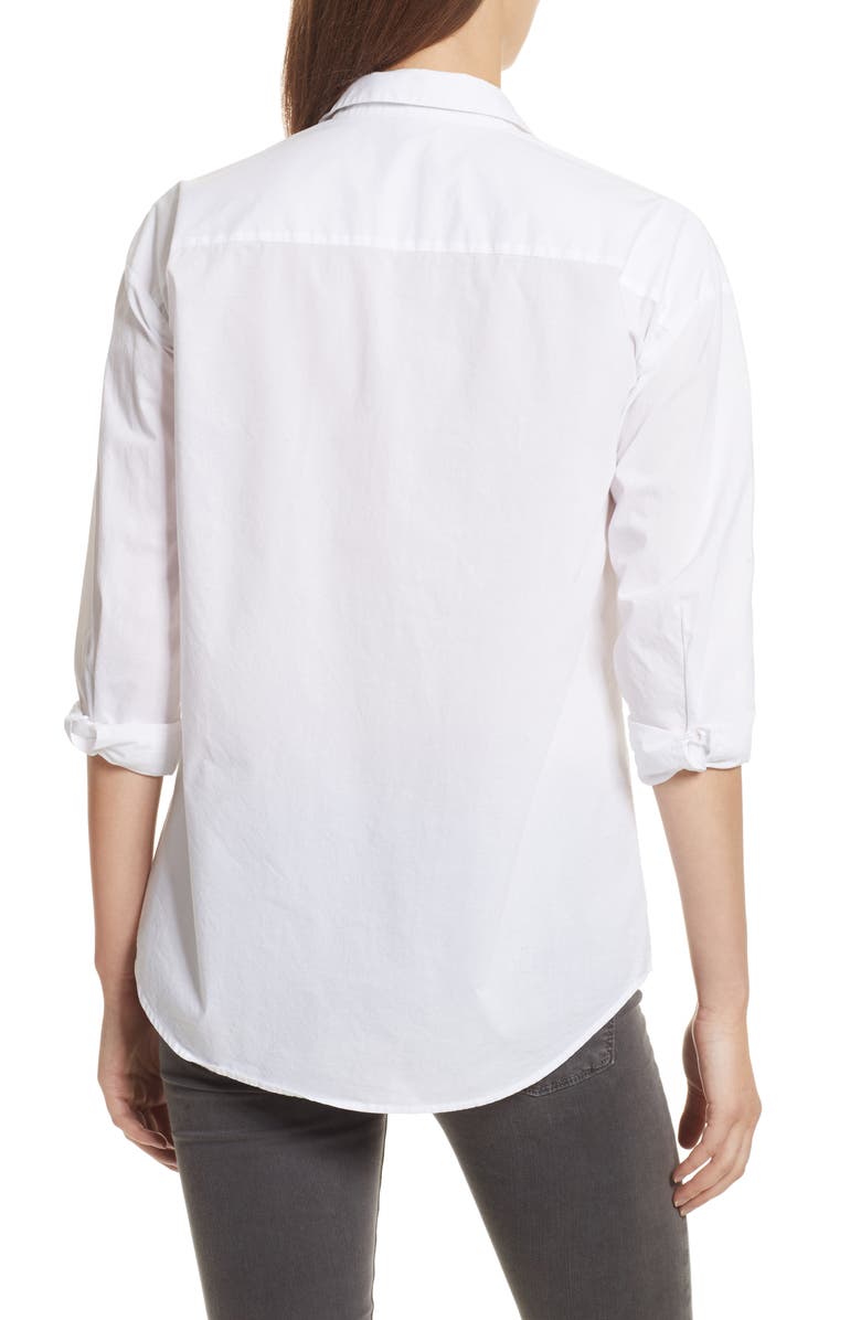 ATM Anthony Thomas Melillo Cotton Poplin Boyfriend Shirt, Alternate, color,