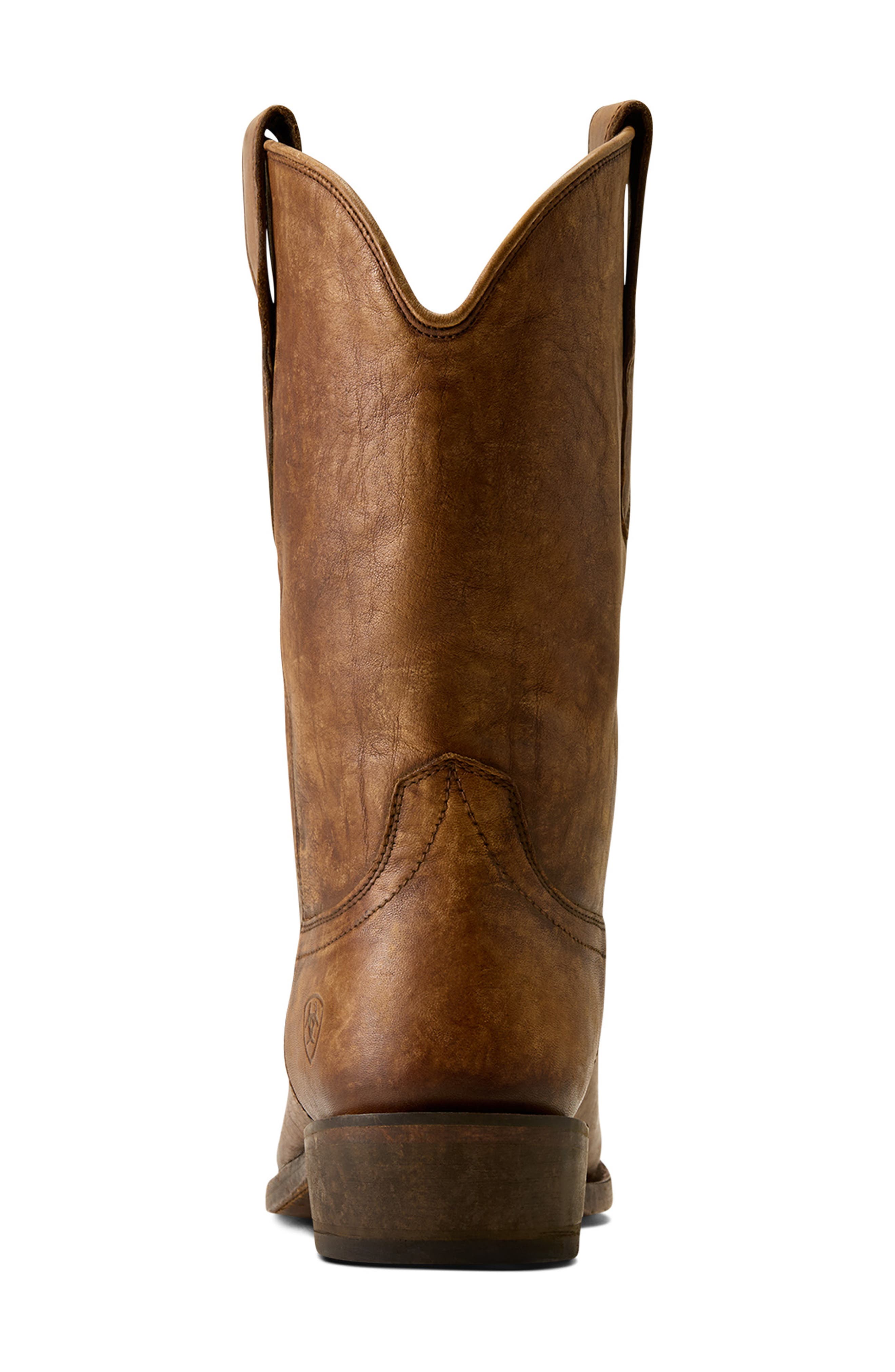 Knoxville Square Toe Western Boot, Alternate, color, GRAVEL BROWN