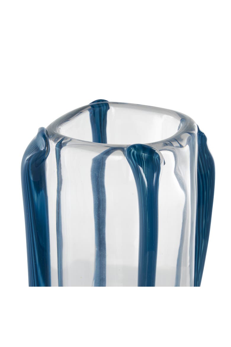 Recycled Glass Vase, Alternate, color, BLUE