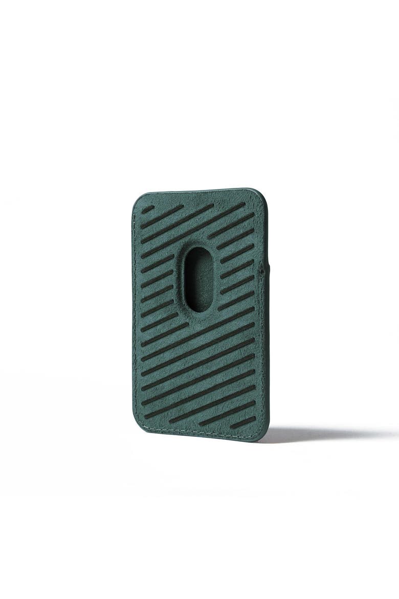 Full Leather MagSafe Wallet for iPhone, Alternate, color, Livid Green