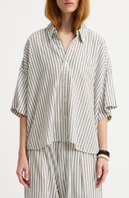 DENIMIST Oversize Button-Up Shirt
