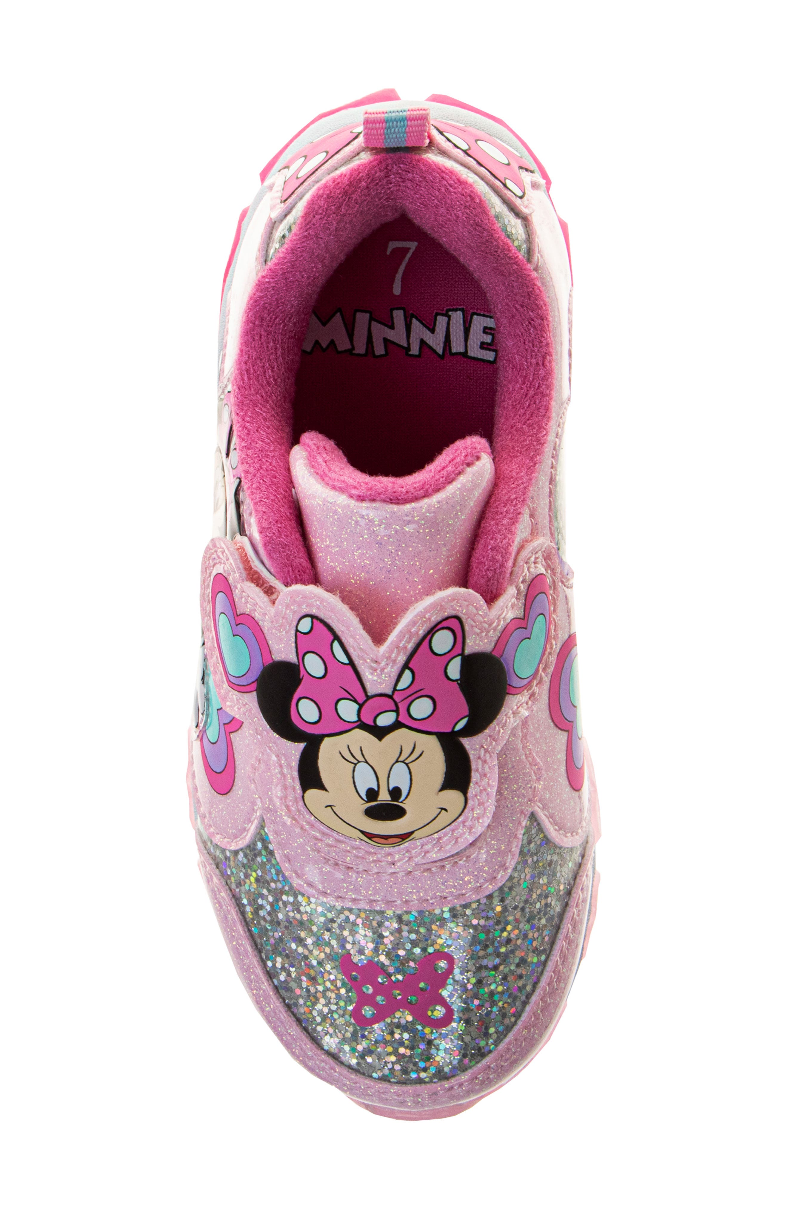 Kids' Disney Minnie Mouse Sneaker, Alternate, color, PINK