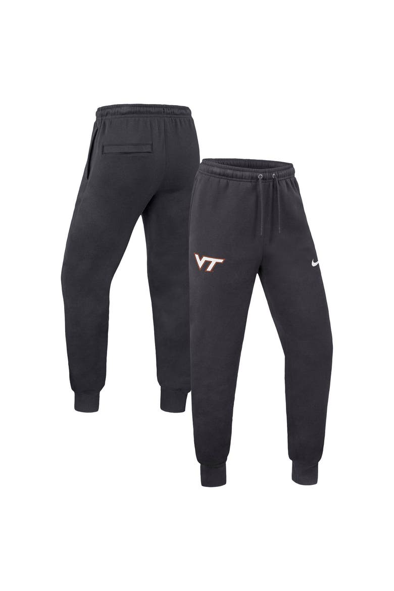 Men's Nike Anthracite Virginia Tech Hokies Club Fleece Joggers, Main, color, Anthracite