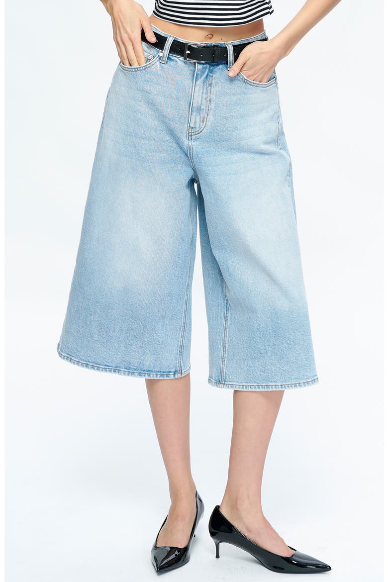 Timothy Denim Bermuda Shorts, Main, color, CORNFLOWER AZURE