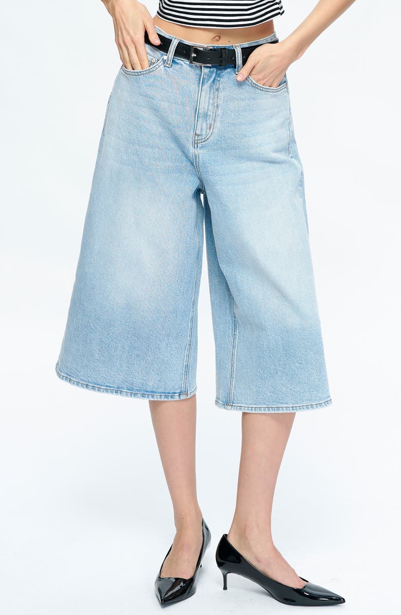Bayeas Timothy Denim Bermuda Shorts, Main, color, Cornflower Azure