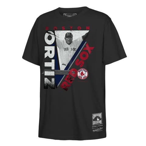 Youth Mitchell & Ness David Ortiz Black Boston Red Sox In the Zone Player Graphic T-Shirt