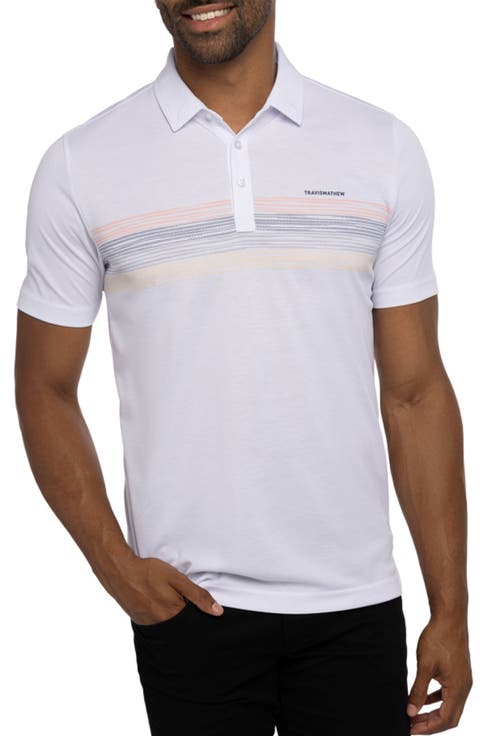 Beach Read Stripe Polo