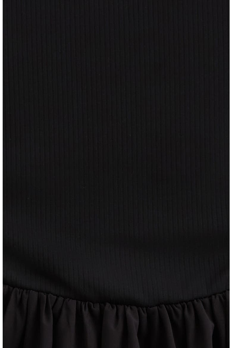 Kids' Tiered Volley Dress, Alternate, color, BLACK