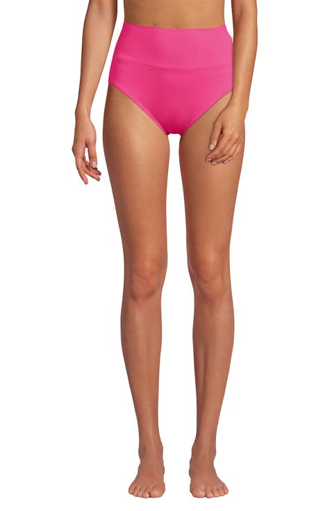 Chlorine Resistant Pinchless High Waisted Bikini Bottoms