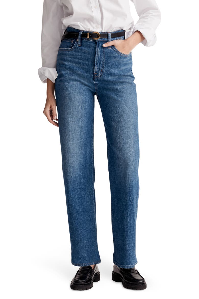 The Perfect Vintage High Waist Wide Leg Jeans, Main, color, LEIFLAND WASH