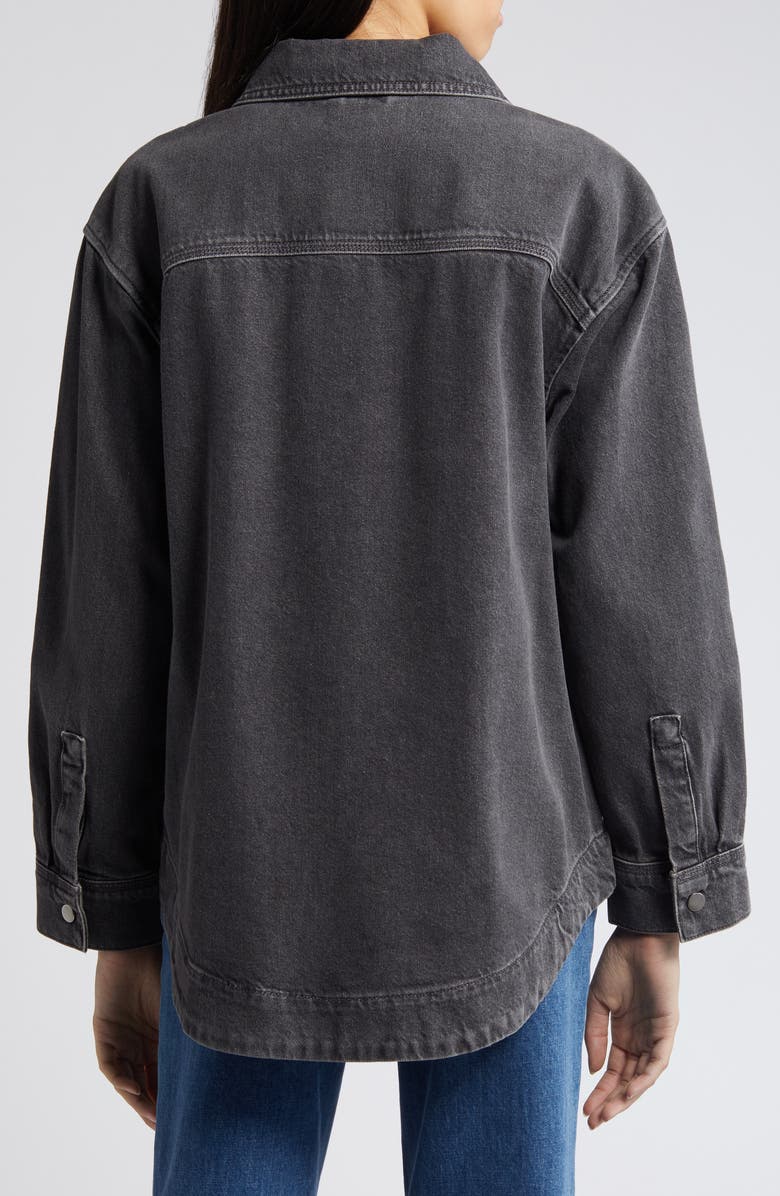 Treasure & Bond Denim Shacket, Alternate, color, 