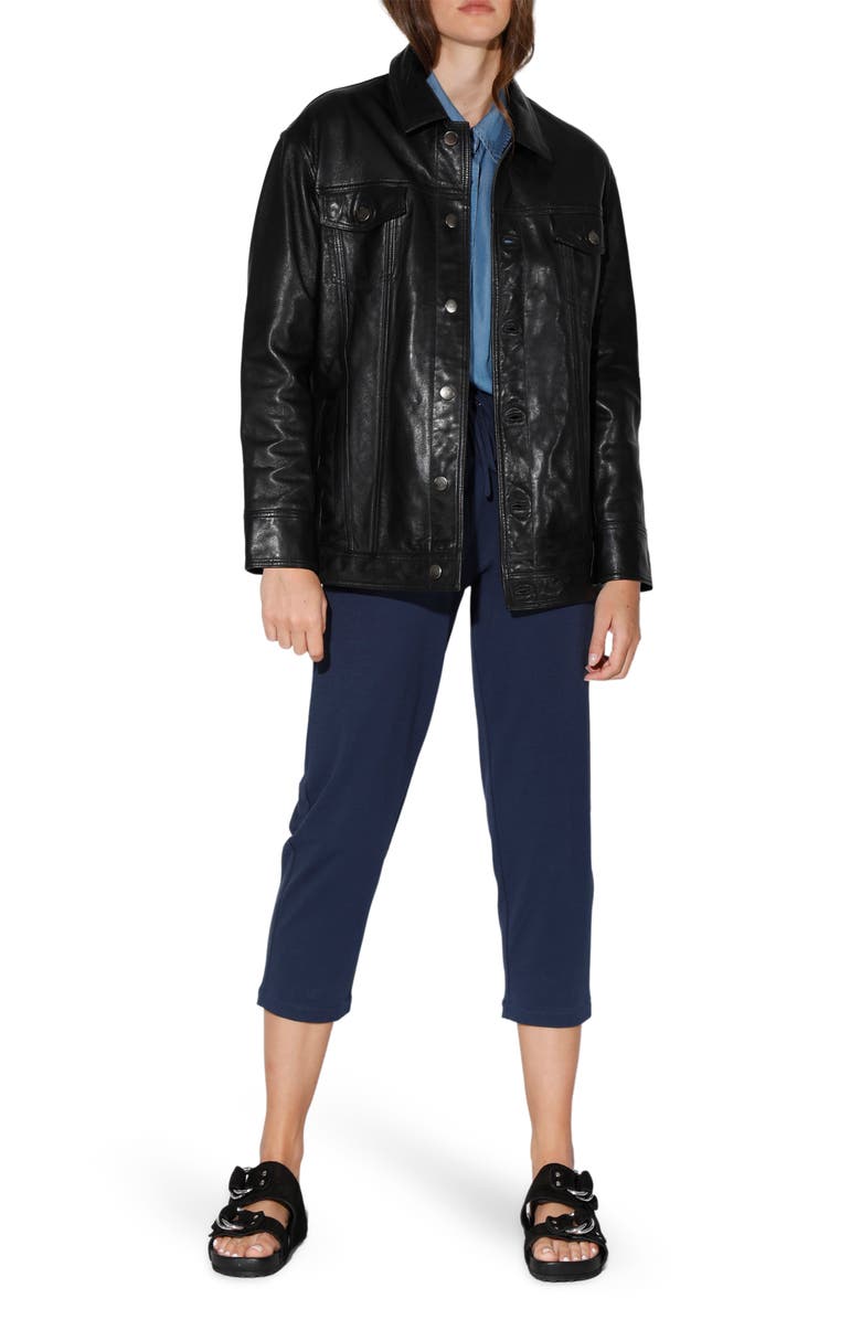 Walter Baker Sutton Leather Jacket, Main, color,