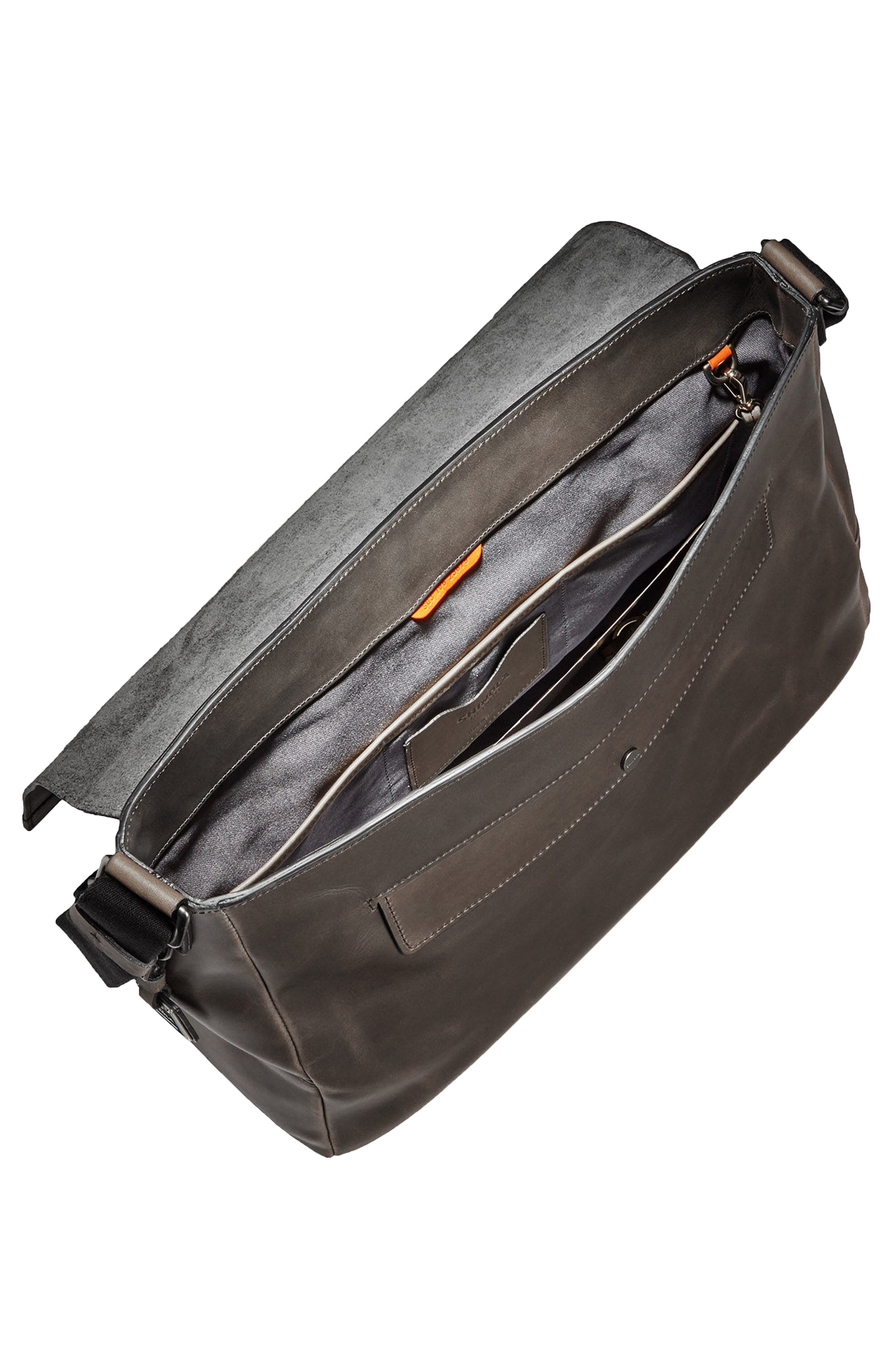 Shinola Leather E/W Messenger Bag, Alternate, color, 