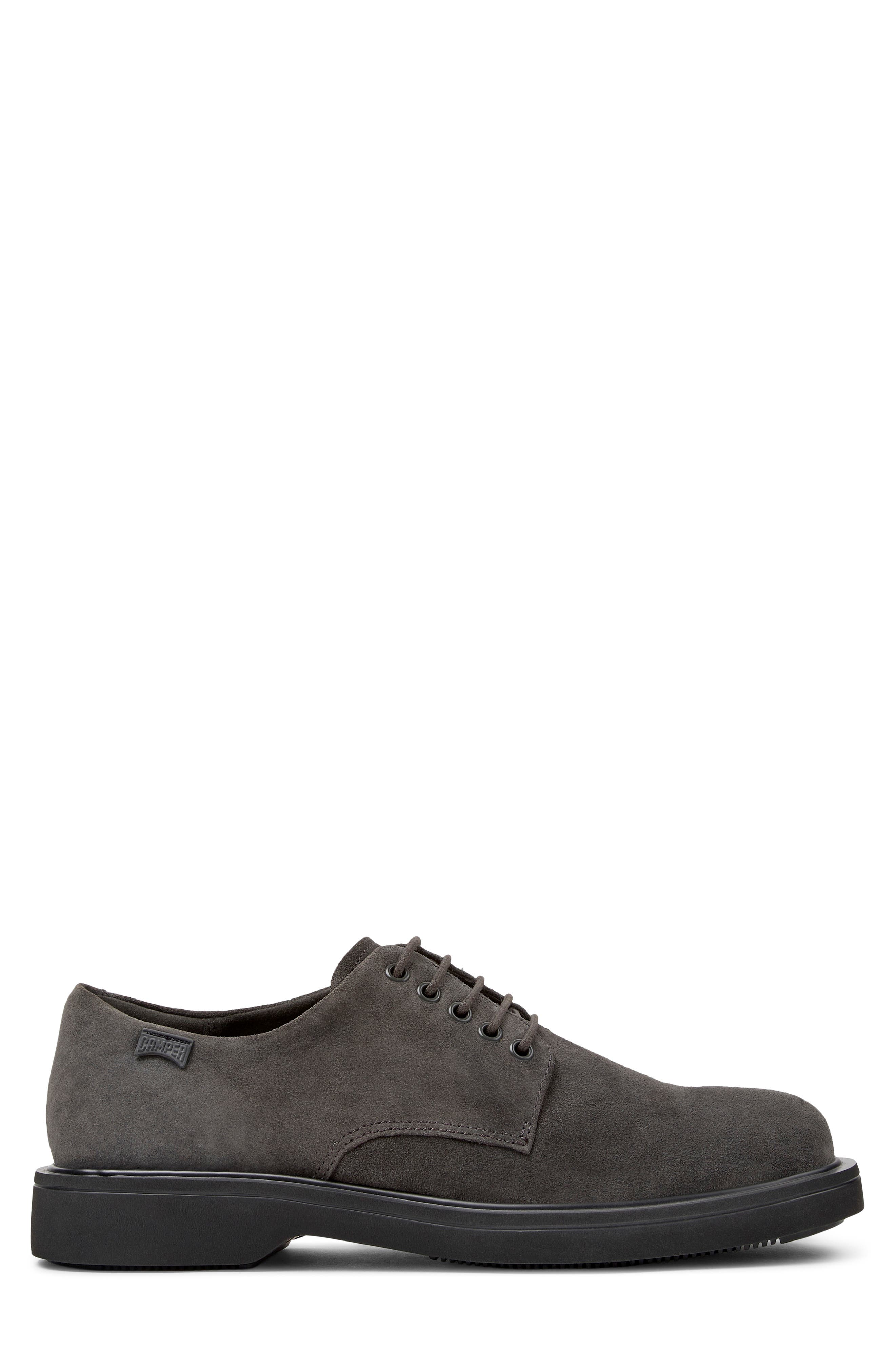 Norman Plain Toe Derby, Alternate, color, DARK GRAY