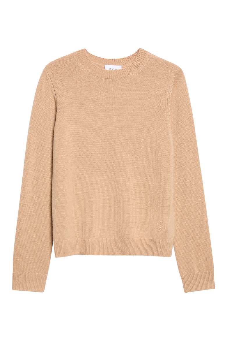 Classic Cashmere Crewneck Sweater, Main, color, CAMEL