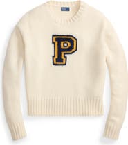 Polo Ralph Lauren Logo Wool Crewneck Sweater