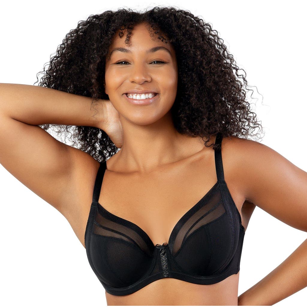 Shop Parfait Shea Plunge Unlined Bra In Black
