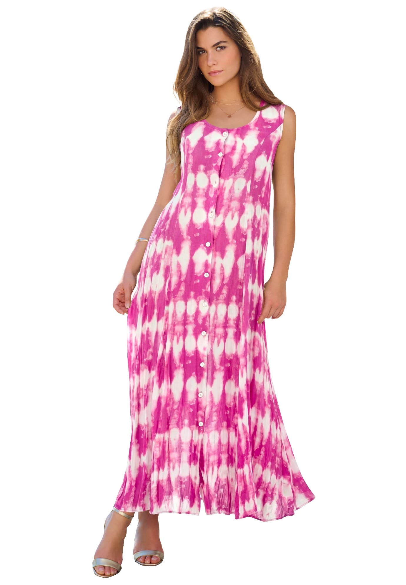 RASBERRY VARIEGATED TIE DYE
