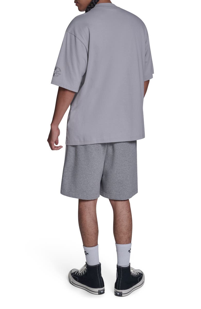 Converse Gold Standard Mock Tee, Alternate, color, Grey Area