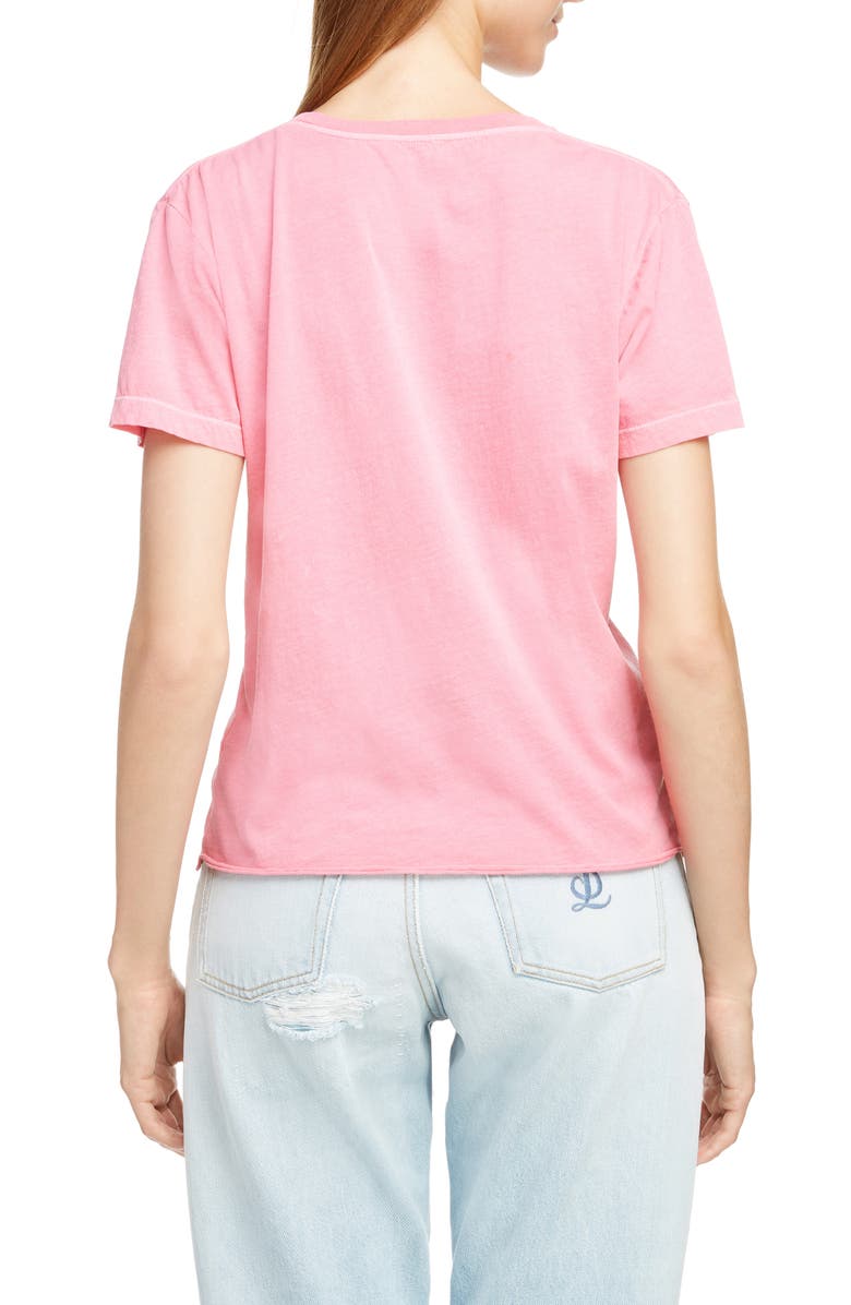 Saint Laurent Logo Tee, Alternate, color, 